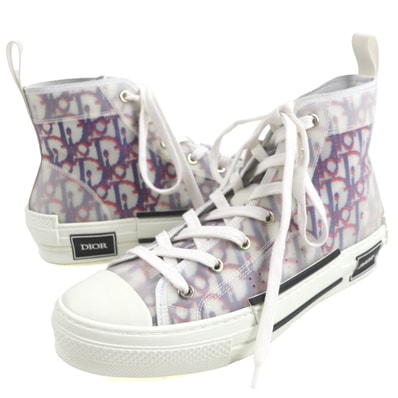 未使用品 ディオール オム
ハイカットスニーカー B23 ホワイト ネイビー レッド メンズ 40