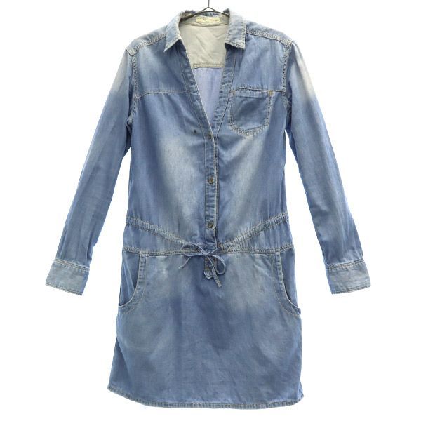 AVIREX 長袖 デニム ワンピース