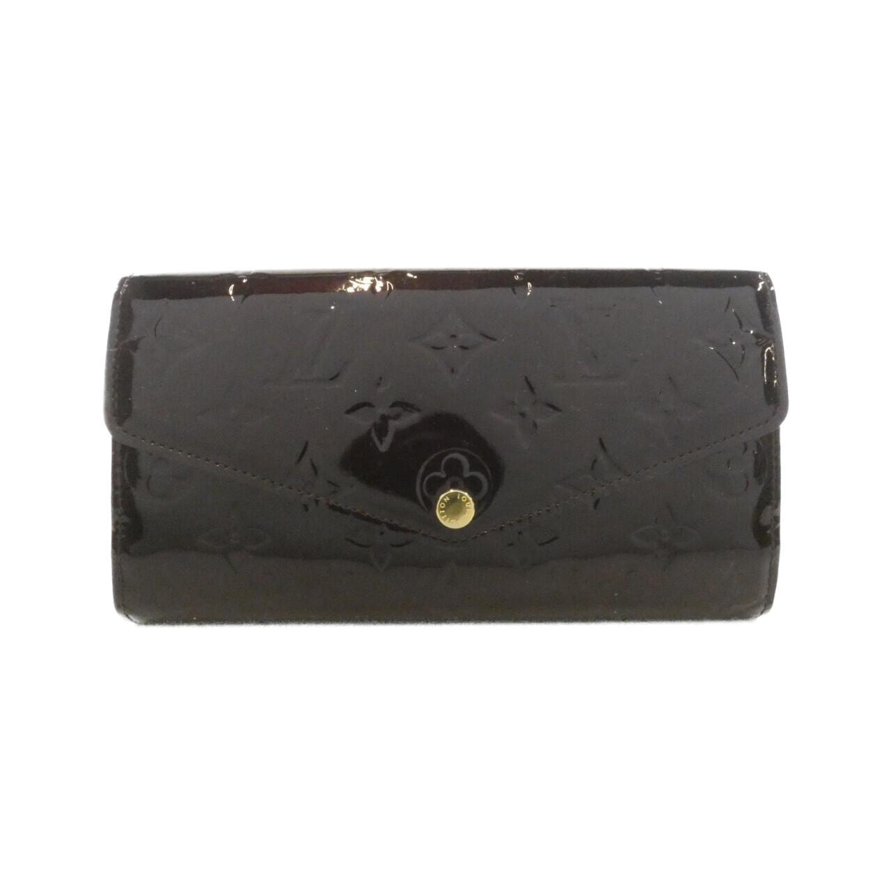 Louis Vuitton Sarah Wallet Monogram Vernis "Amarante"