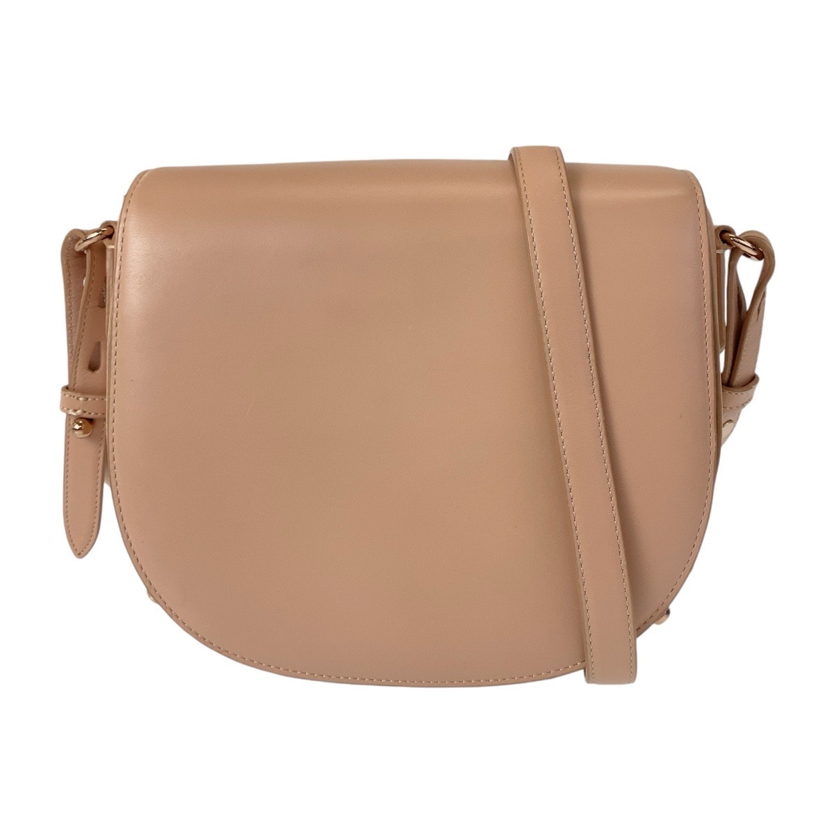 美品 Alexander Wang アレキサンダーワン スタッズ ピンク ゴールド金具 レザー ショルダーバッグ ポシェット 503489 【中古】