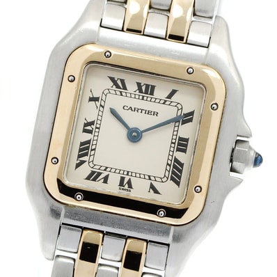 ☆良品 カルティエ パンテールSM 2ロウ クォーツ レディース 【中古】