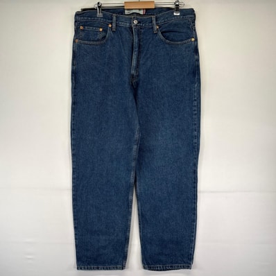 古着 リーバイス Levi's デニム パンツ テーパード 5ポケット バギー ジーパン w38 L30 ブルー系 メンズ