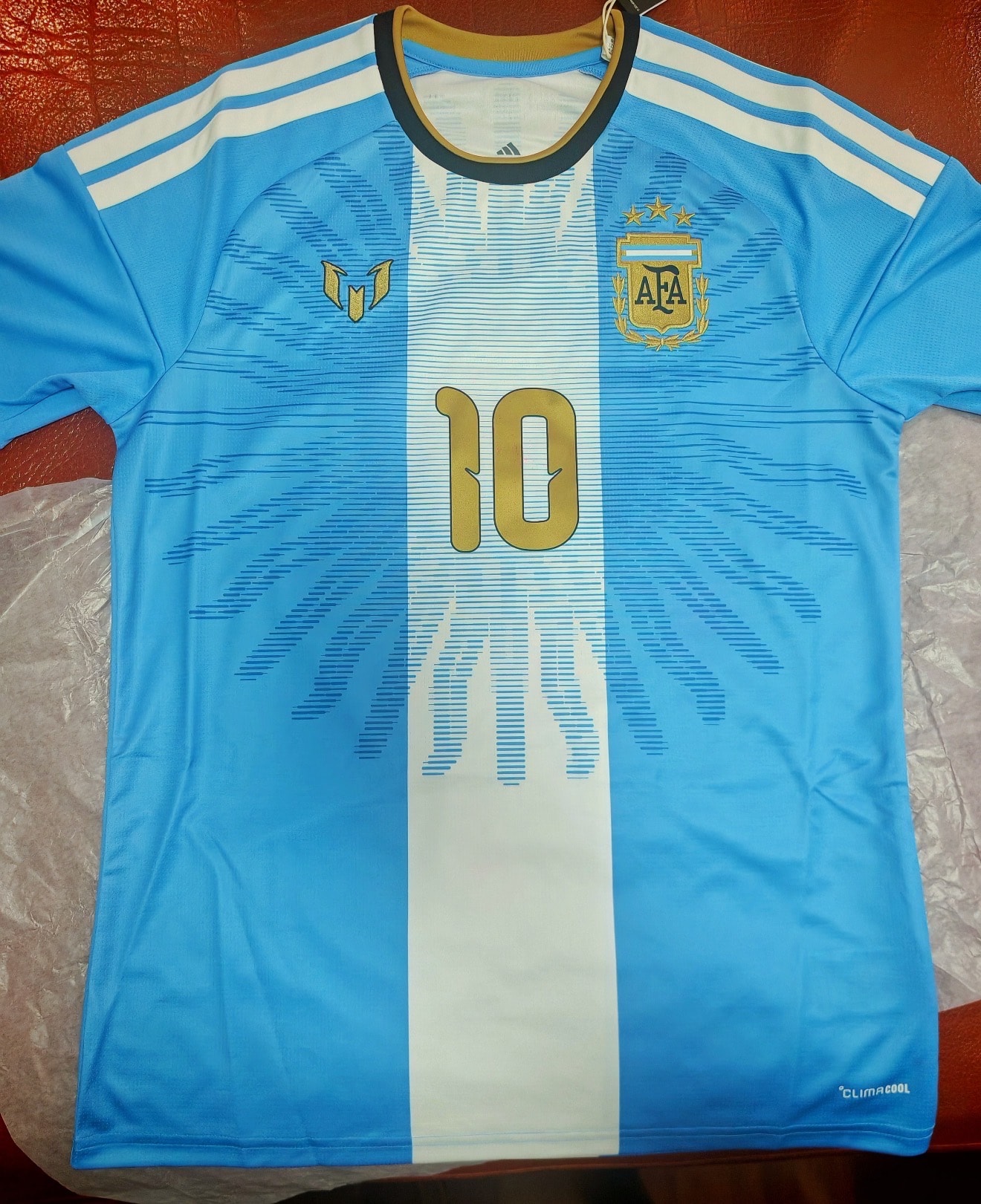 adidas Argentina Messi 26 Jersey #10 "Light Blue"