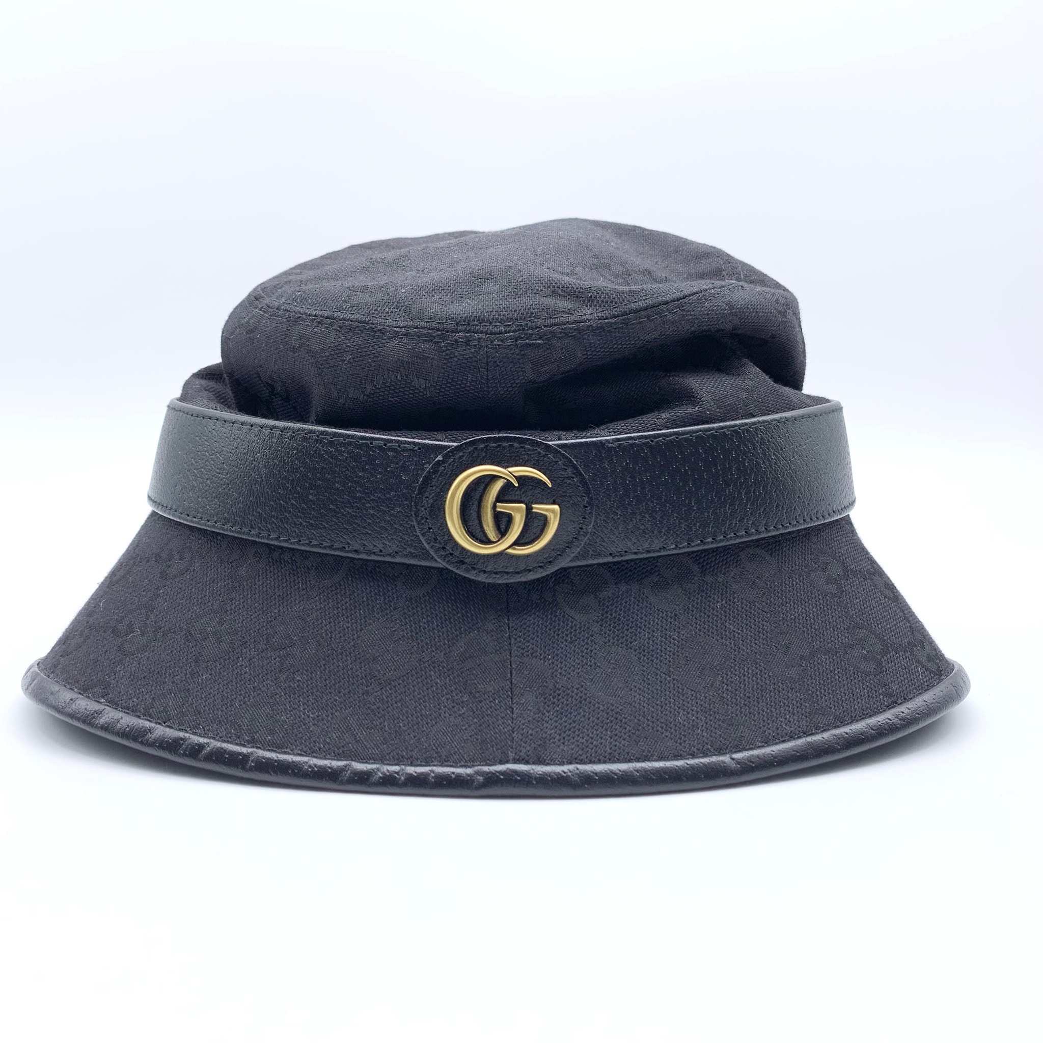 GUCCI GG Canvas Bucket Hut "Black"