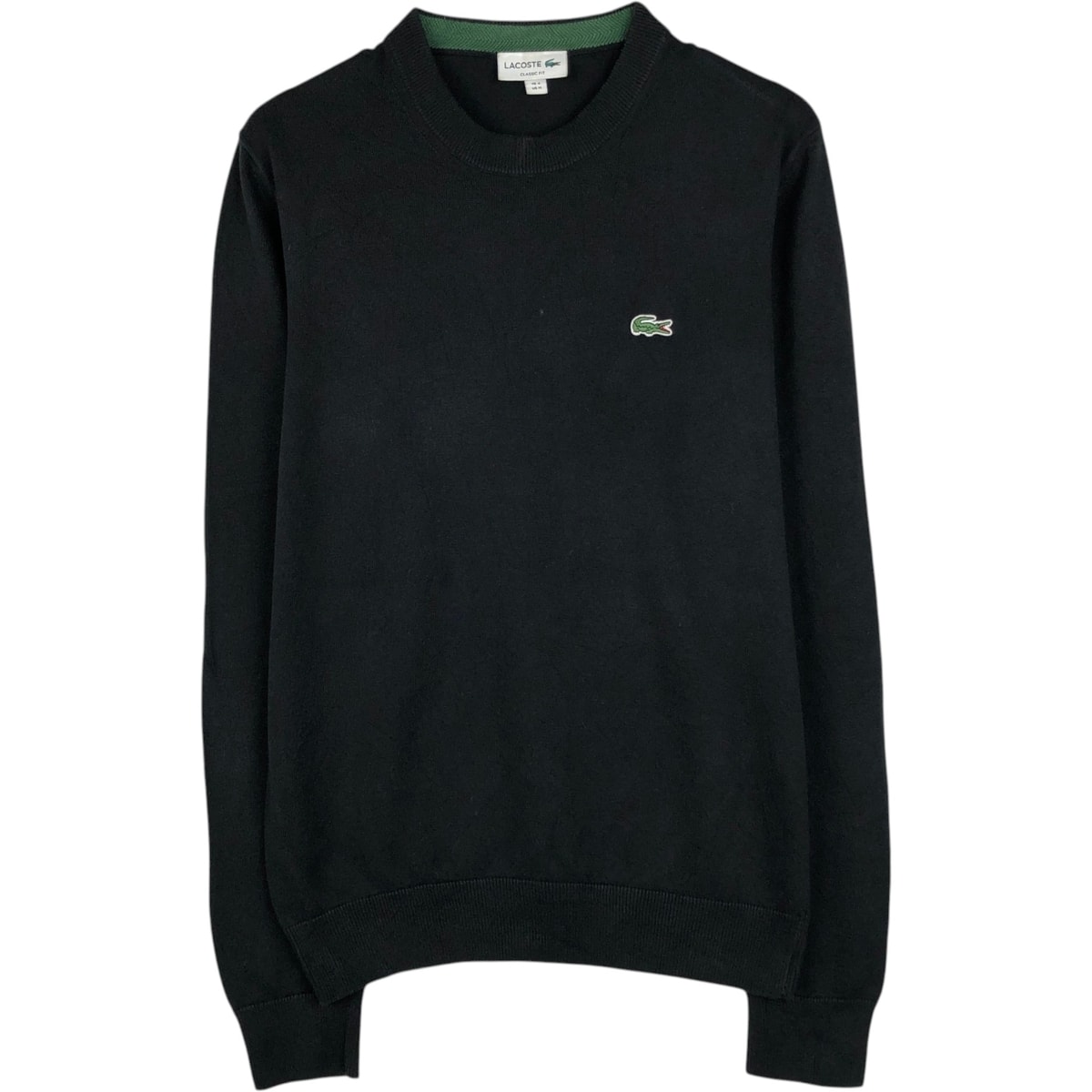 古着 ラコステ LACOSTE CLASSIC FIT コットンニットセーター メンズM相当/eaa645902