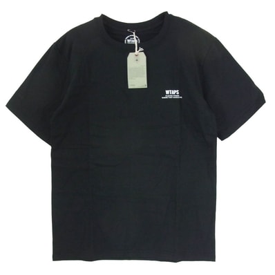 WTAPS ダブルタップス Tシャツ 15AW 152PCDT-ST05S GPS SCREEN S/S TEE ジーピーエス ショートスリーブ 半袖 Tシャツ ブラック系 2【新古品】【未使用】【中古】