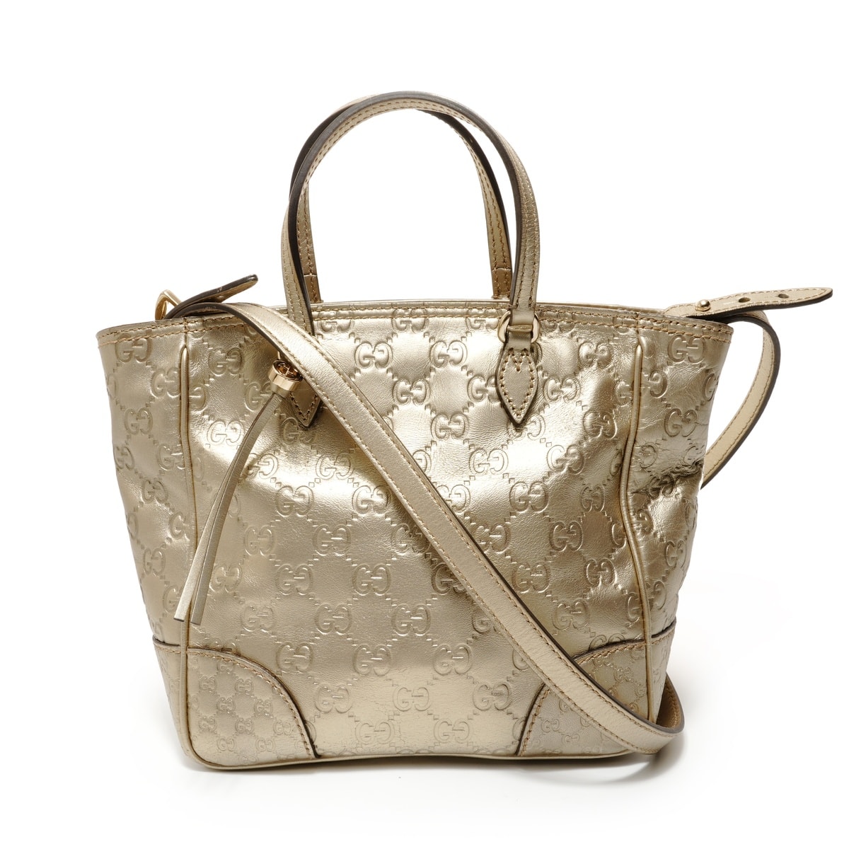 グッチ GUCCI GGシマ ブリー 2way ショルダーバッグ【中古】