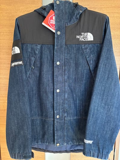 Supreme The North Face Denim Dot Shot Jacket "Denim"