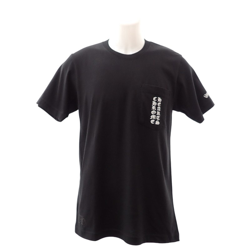 クロムハーツ スクロールロゴTシャツ S 東京限定 ブラック【中古】【Aランク】