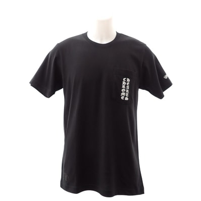 クロムハーツ スクロールロゴTシャツ S 東京限定 ブラック【中古】【Aランク】