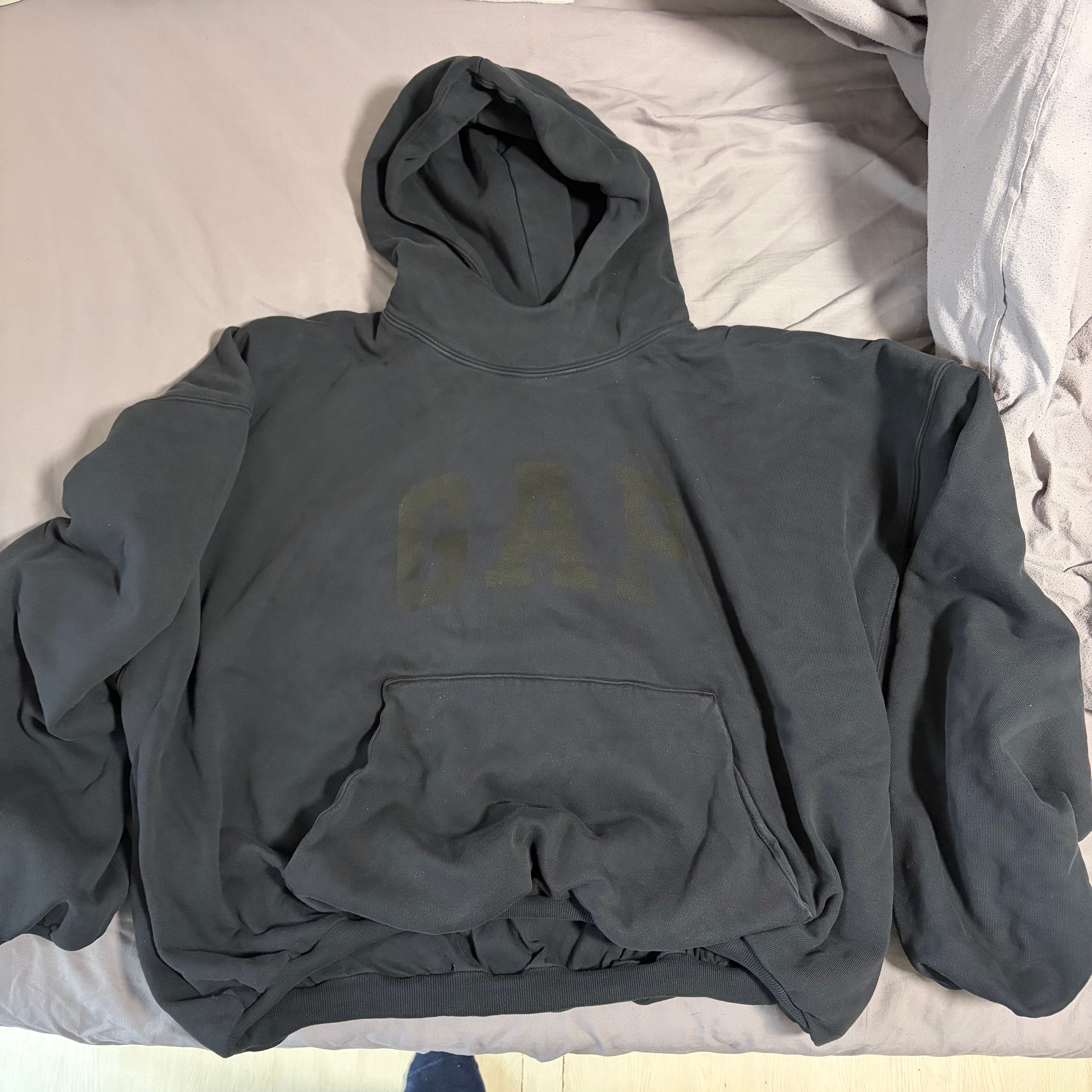 YEEZY GAP Dove Hoodie "Washed Black"