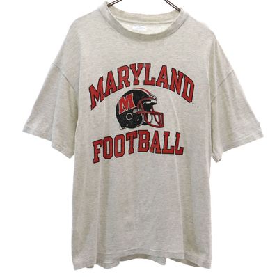 Champion 半袖 メリーランド テラピンズ フットボール Tシャツ