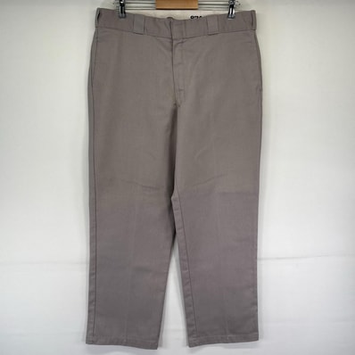 古着 ディッキーズ Dickies パンツ 874 大きいサイズ ワークパンツ チノパン ジッパーフライ W36×L30 グレー系 メンズ