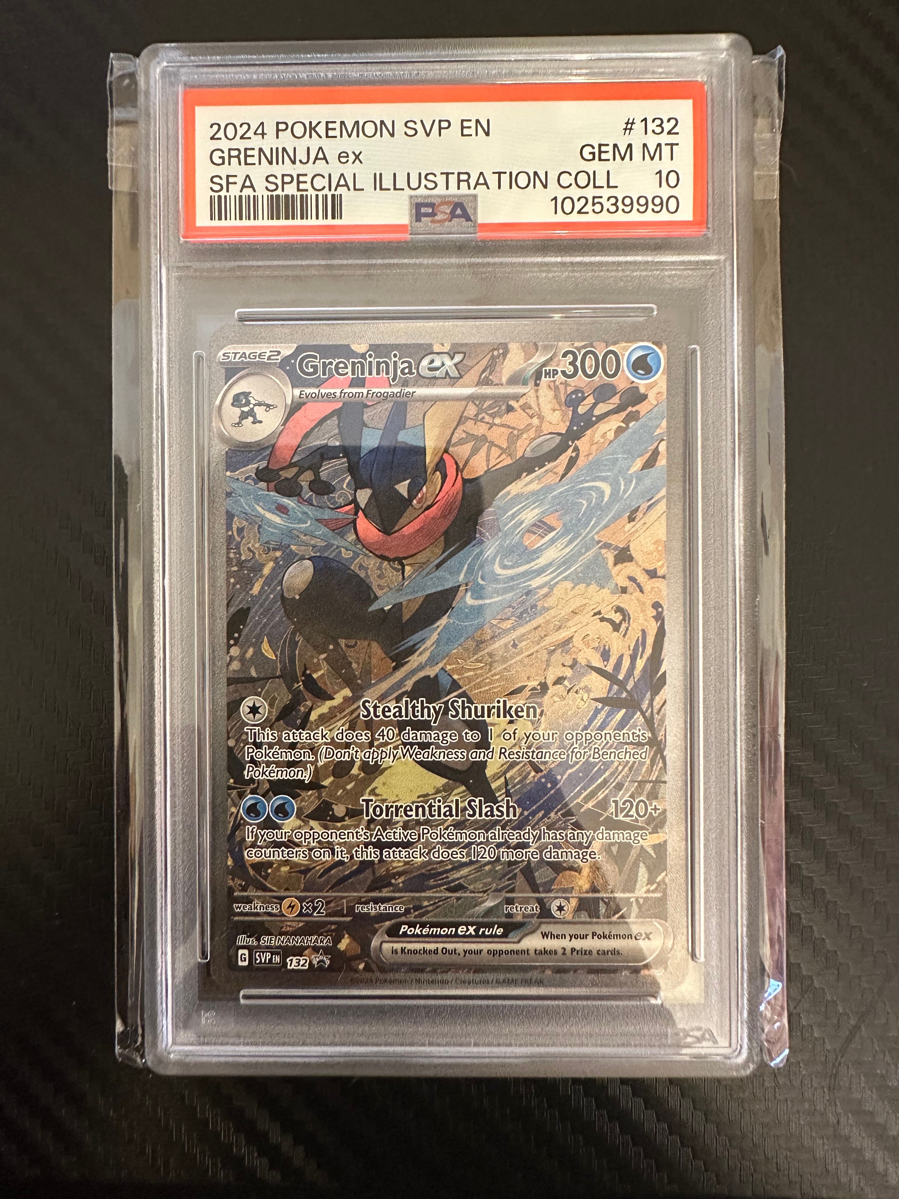 ゲッコウガex P [SVP EN 132]【英語版】(スカーレット&バイオレット「シュラウデッドフェイブル ゲッコウガex スペシャルイラストレーション コレクション」)