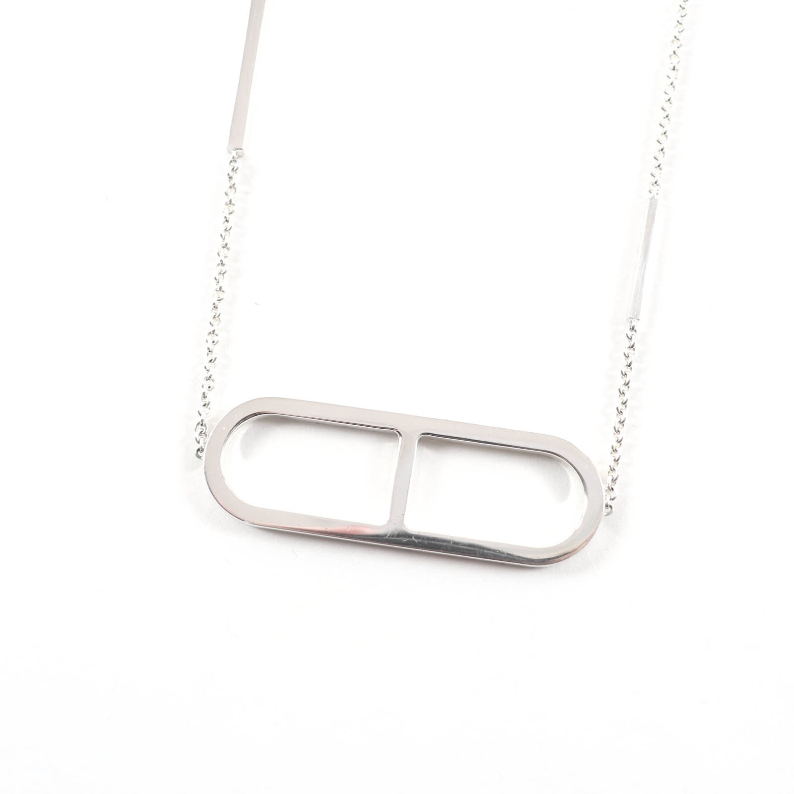 美品 エルメス ネックレス シルバー レディース