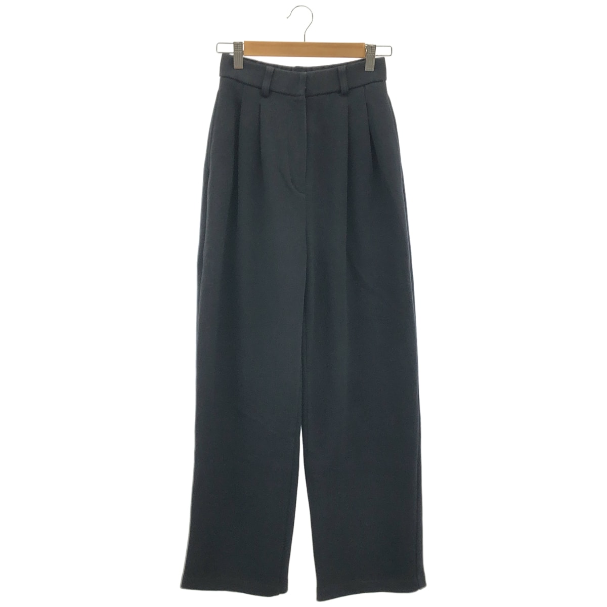 クラネ 17110-7252 24AW ブラック TWO TUCK SWEAT PANTS ツー タック スウェットパンツ 1
