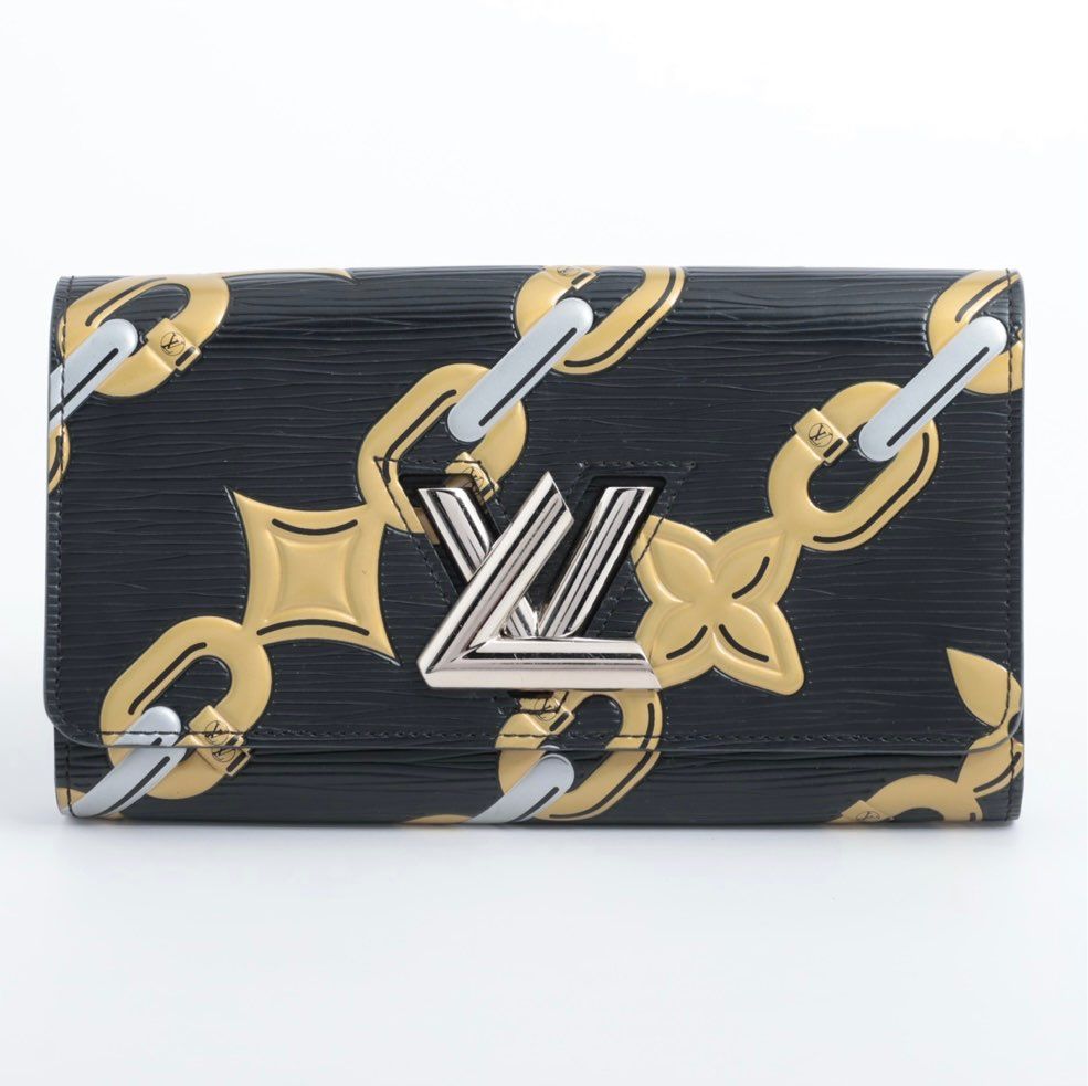 Louis Vuitton Epi Portefeuille Twist "Noir"