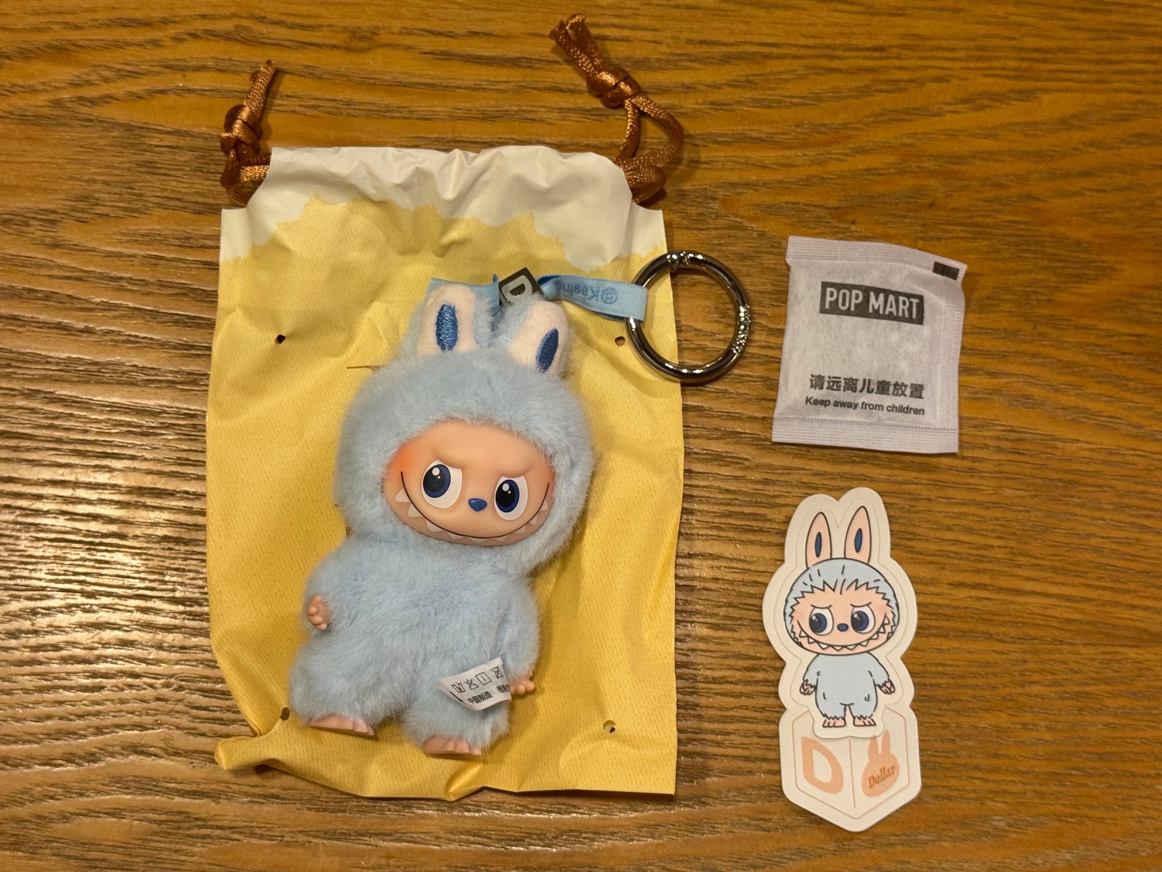 POP MART THE MONSTERS (LABUBU) Pin for Love Series-Vinyl Plush Pendant (A-M) D