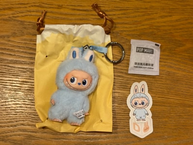 POP MART THE MONSTERS (LABUBU) Pin for Love Series-Vinyl Plush Pendant (A-M) D