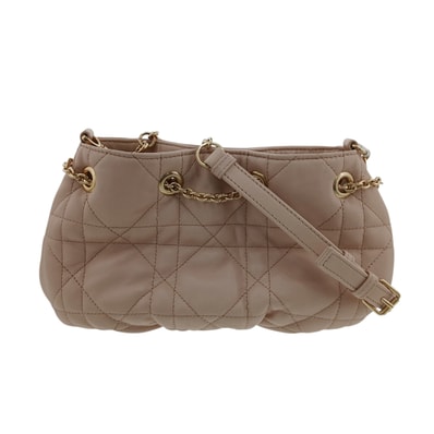 Christian Dior クリスチャンディオール マクロカナージュ アミ チェーンショルダーバッグ ショルダーバッグ M22566FBE レザー ピンク レディース【中古】