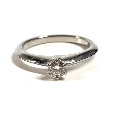 ティファニー TIFFANY&Co. D0.18ct 1PD ダイヤ ダイヤモンド アクセサリー ジュエリー プラチナ リング・指輪 Pt950 シルバー