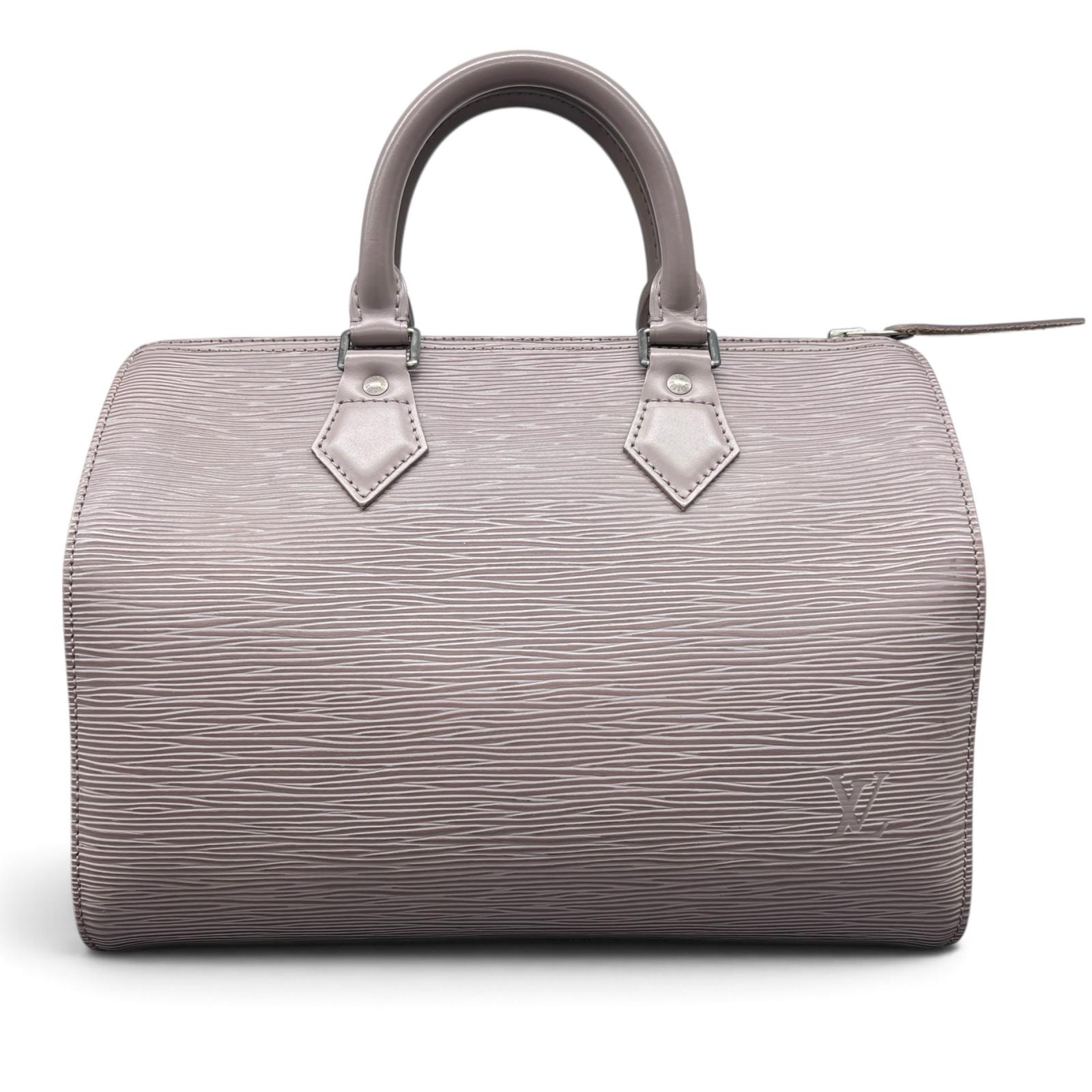 LOUIS VUITTON 希少 美品 ルイヴィトン スピーディ25 モノグラム ミニボストン ハンドバッグ M4301B エピ レザー SP1000 ライラック リラ ライトパープル LV ヴィトン ABランク 中古 鑑定済 ヴィトンバッグ