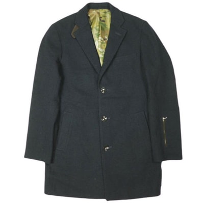 SOPHNET. ソフネット 日本製 BRITISH TWEED CHESTER COAT ブリティッシュツイードチェスターコート SOPH-123022 S NAVY 定価87,150円 アウター g26748