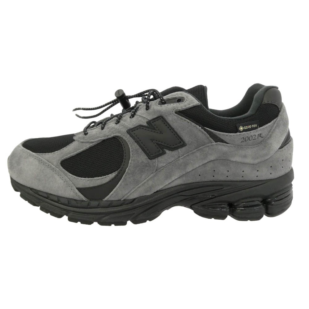 NEW BALANCE ニューバランス フェイクバスターズ鑑定済 ×JJJJound ジョウンド 2002R GORE-TEX ゴアテックス スニーカー ブラック系 グレー系 28.5cm【極上美品】【中古】