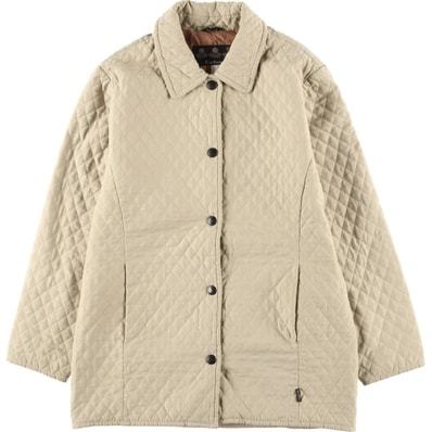 古着 00年代~ バブアー Barbour L206 TAILORED M/FIBRE QUILT 3ワラント キルティングジャケット レディースXL相当/eaa597039