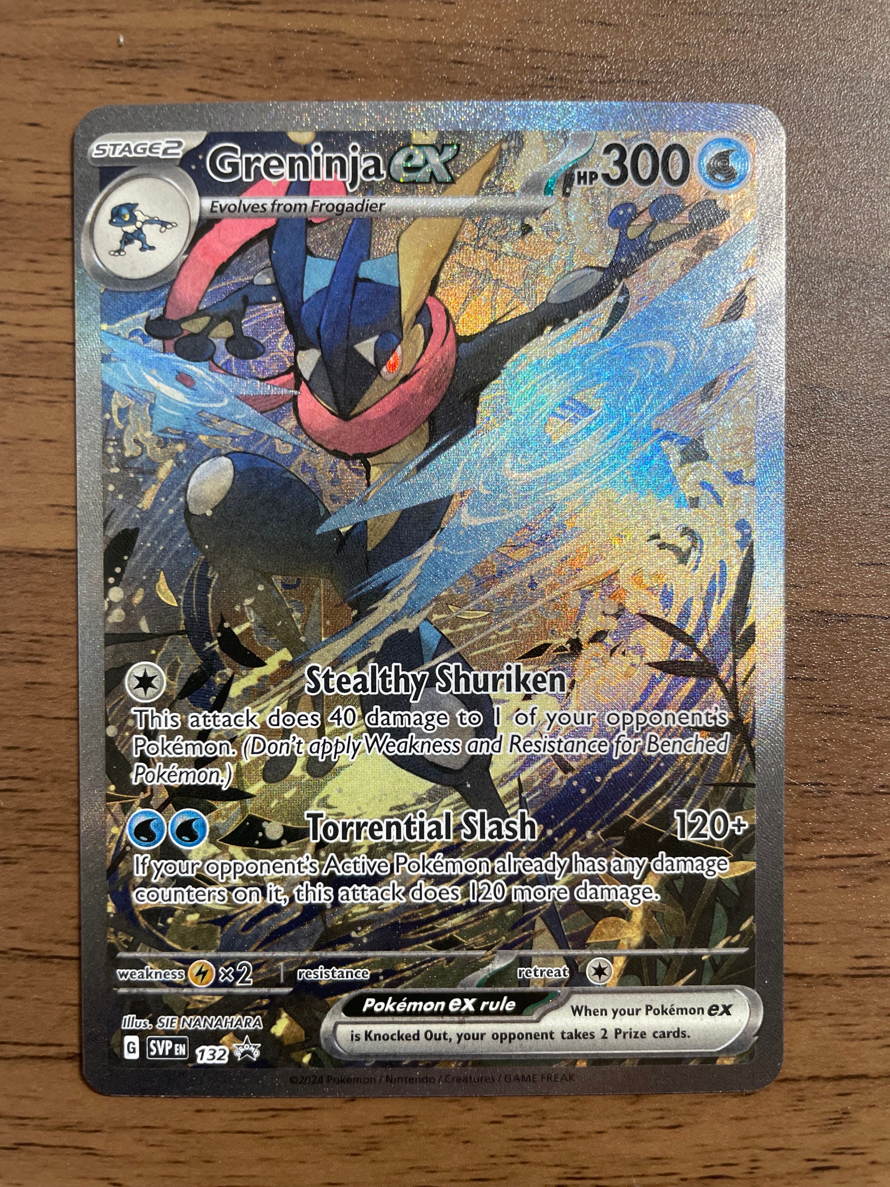 ゲッコウガex P [SVP EN 132]【英語版】(スカーレット&バイオレット「シュラウデッドフェイブル ゲッコウガex スペシャルイラストレーション コレクション」)