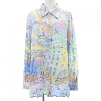 エルメス HERMES LES FOLIES DU FAUBOURG シャツ