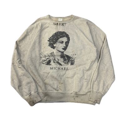 SAINT Mxxxxxx RAGLAN SWEAT MICHAEL "Grey"