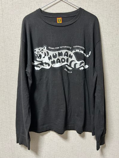 HUMAN MADE TIGER L/S T-SHIRT "Black"