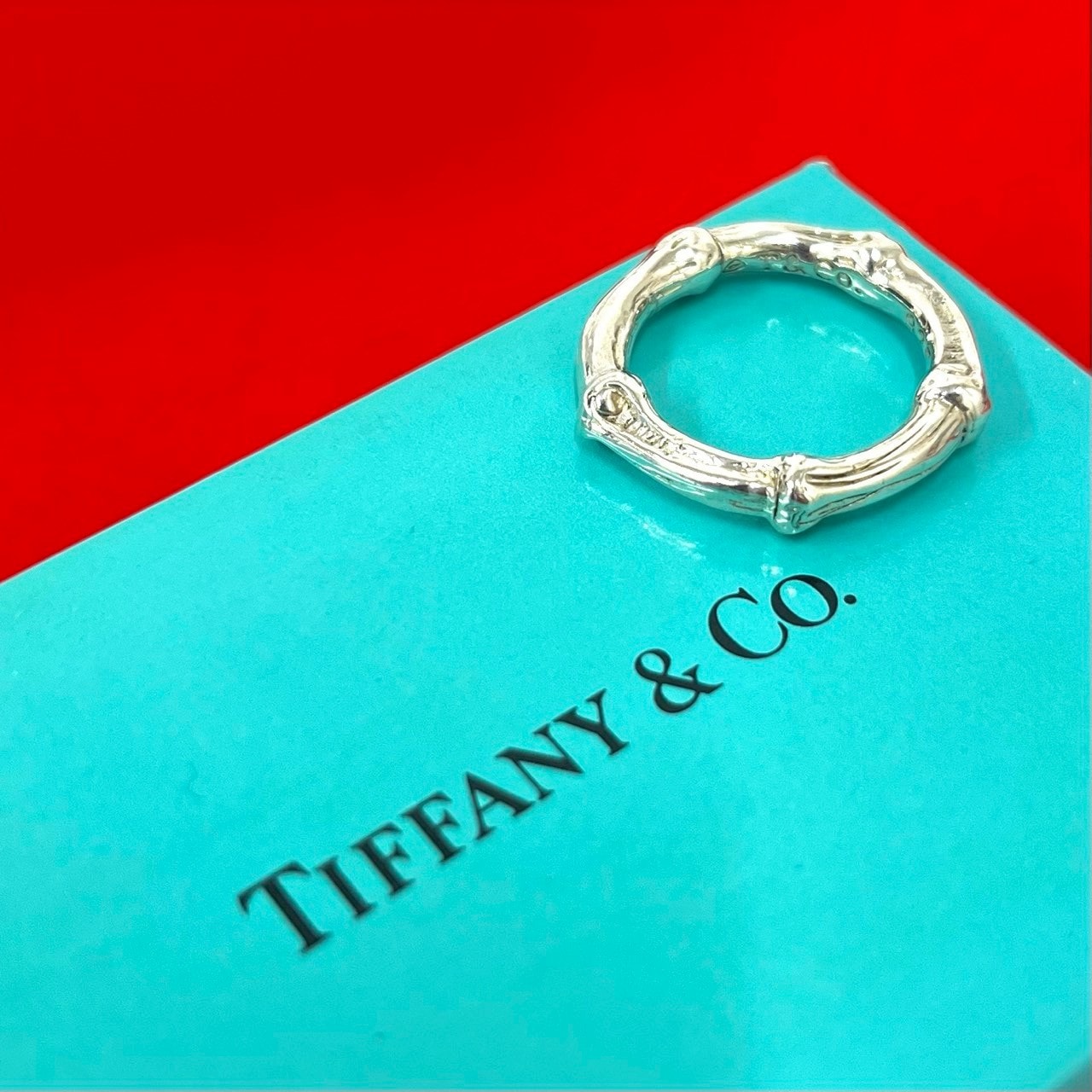 TIFFANY&Co. ティファニー バンブー シルバー925 リング・指輪 9号 シルバー
 57208