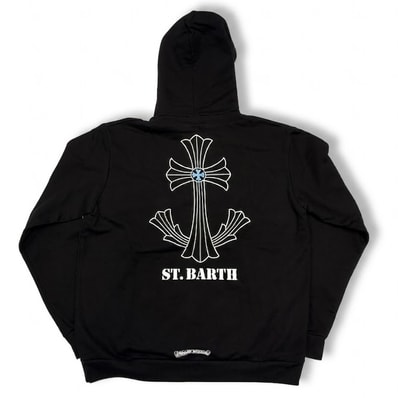 Chrome hearts St. Barth Exclusive Anchor Hoodie Black