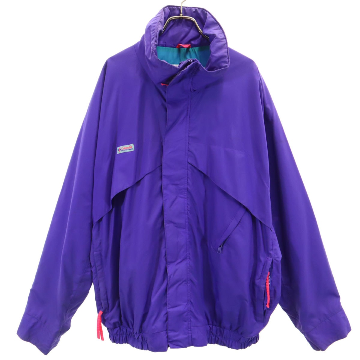 Columbia コロンビア 90s オールド ナイロンジャケット L パープル アウトドア