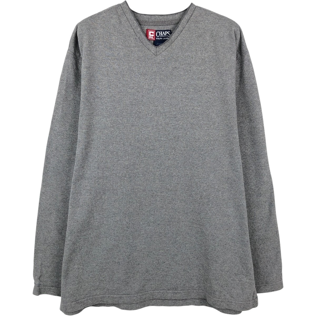 古着 ラルフローレン Ralph Lauren CHAPS チャップス Vネック ロングTシャツ ロンT メンズXL相当/eaa661994