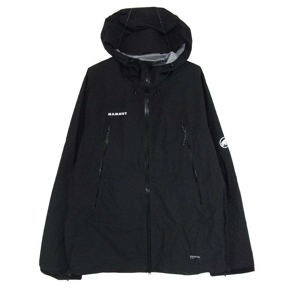 Mammut マムート ナイロンジャケット 1010-32070 Masao Light 2.0 HS Hooded Jacket マサオ ライトハードシェル フーデッド ジャケット ブラック系 2XL【中古】