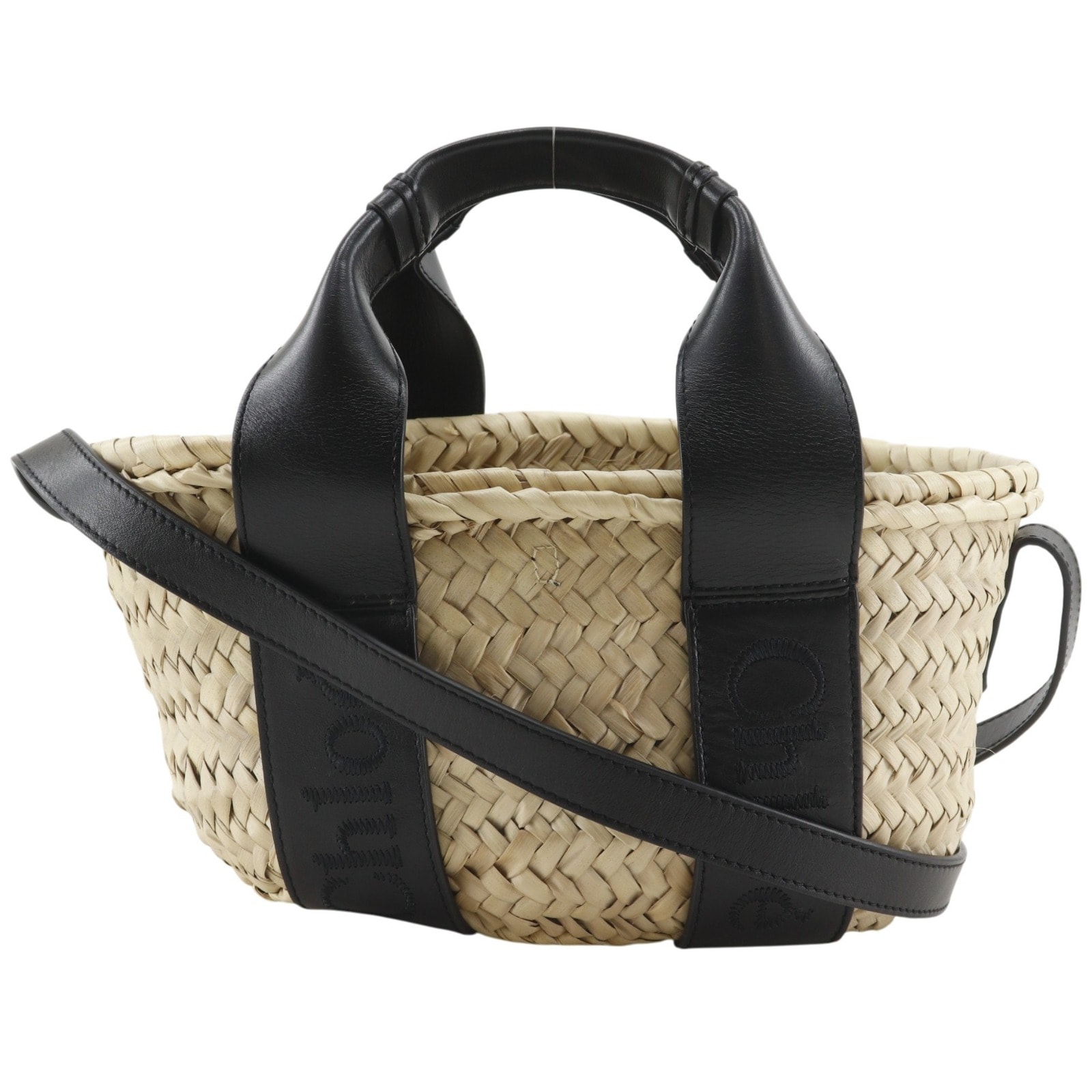 クロエ センス スモールバスケット 2WAYショルダー かごバッグ CHC23S