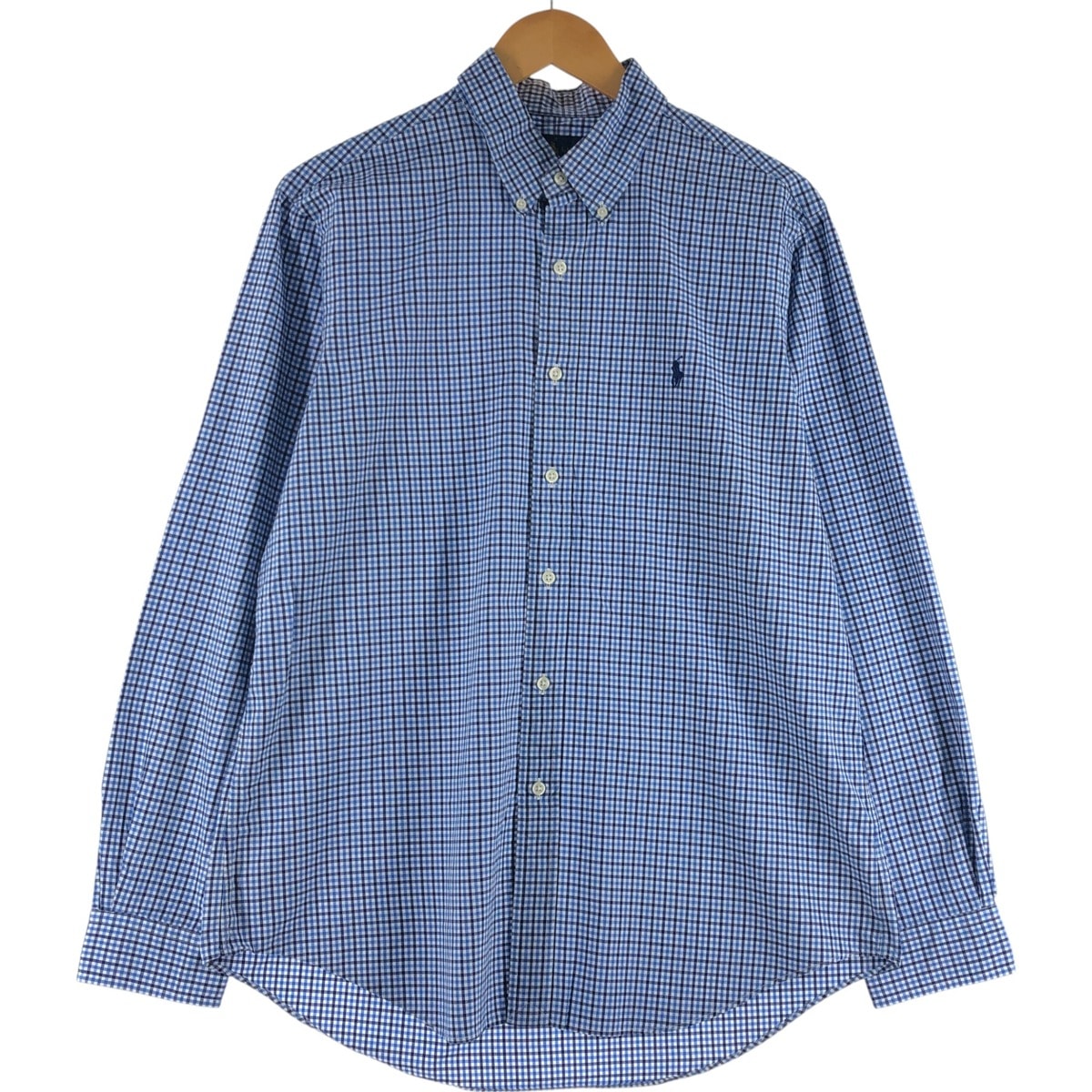 古着 ラルフローレン Ralph Lauren 長袖 ボタンダウンチェックシャツ メンズL相当/eaa536477