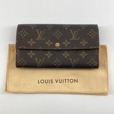 LOUIS VUITTON(ルイ・ヴィトン) モノグラム ポシェット ポルトモネ クレディ 長財布 ブラウン