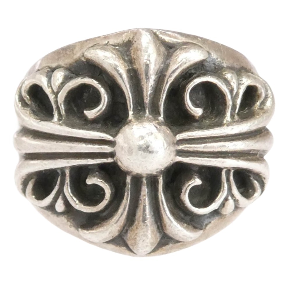 CHROME HEARTS クロムハーツ(原本有) リング KEEPER RING キーパーリング シルバー系 23.5号【中古】