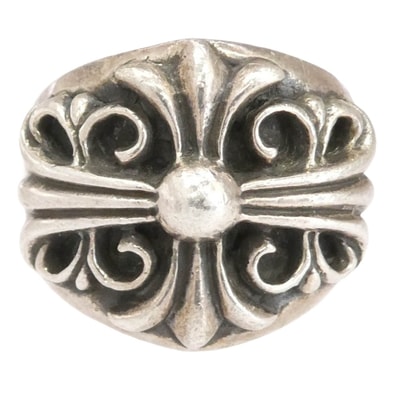CHROME HEARTS クロムハーツ(原本有) リング KEEPER RING キーパーリング シルバー系 23.5号【中古】