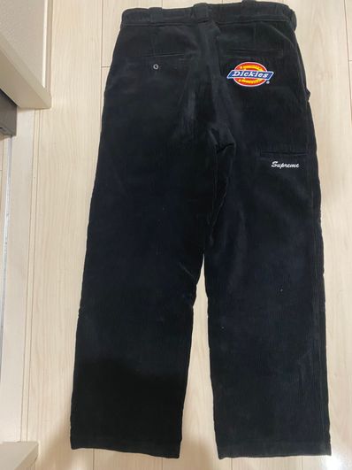 Supreme x Dickies Double Knee Corduroy Work Pant "Black"