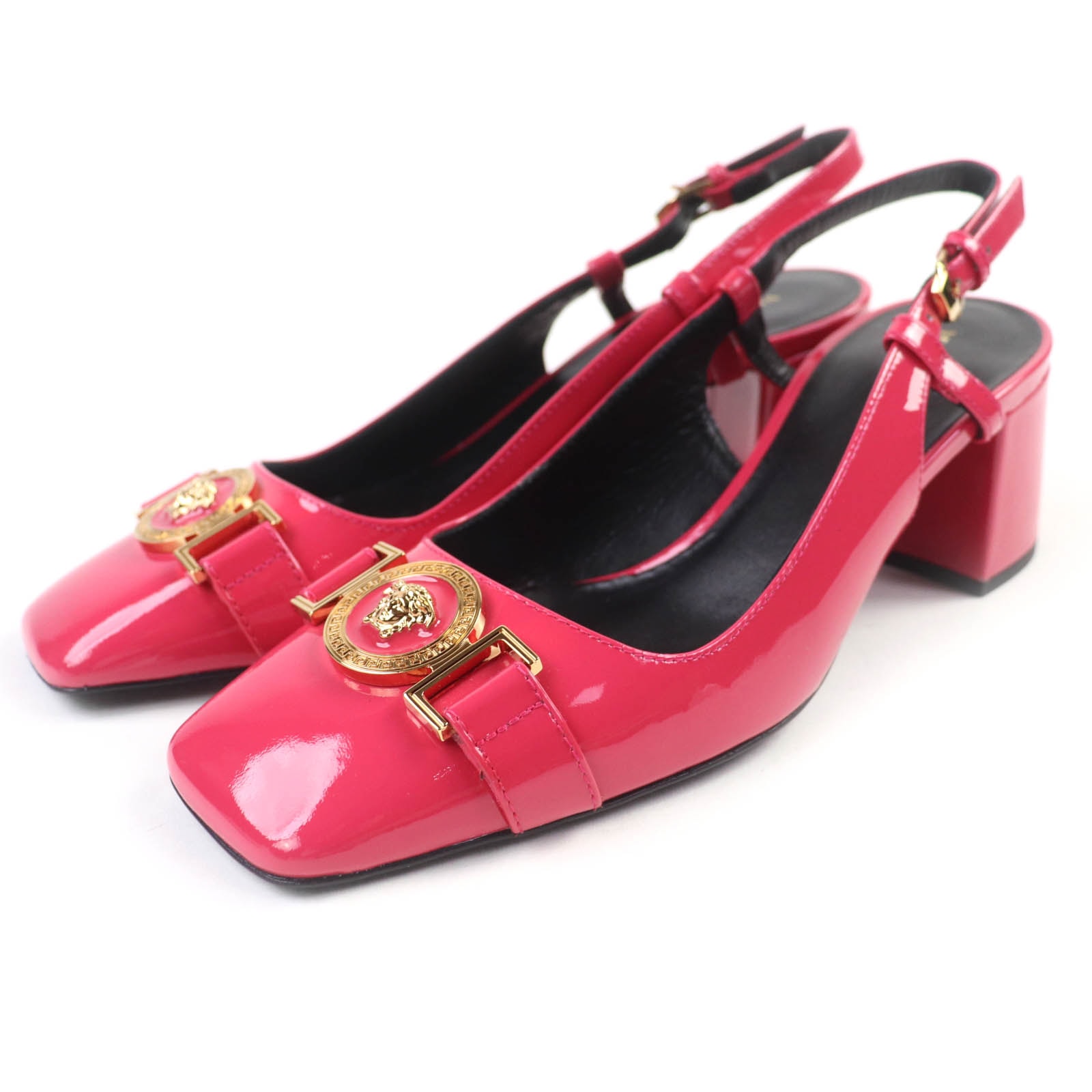未使用品 ヴェルサーチ パンプス ピンク レディース 36