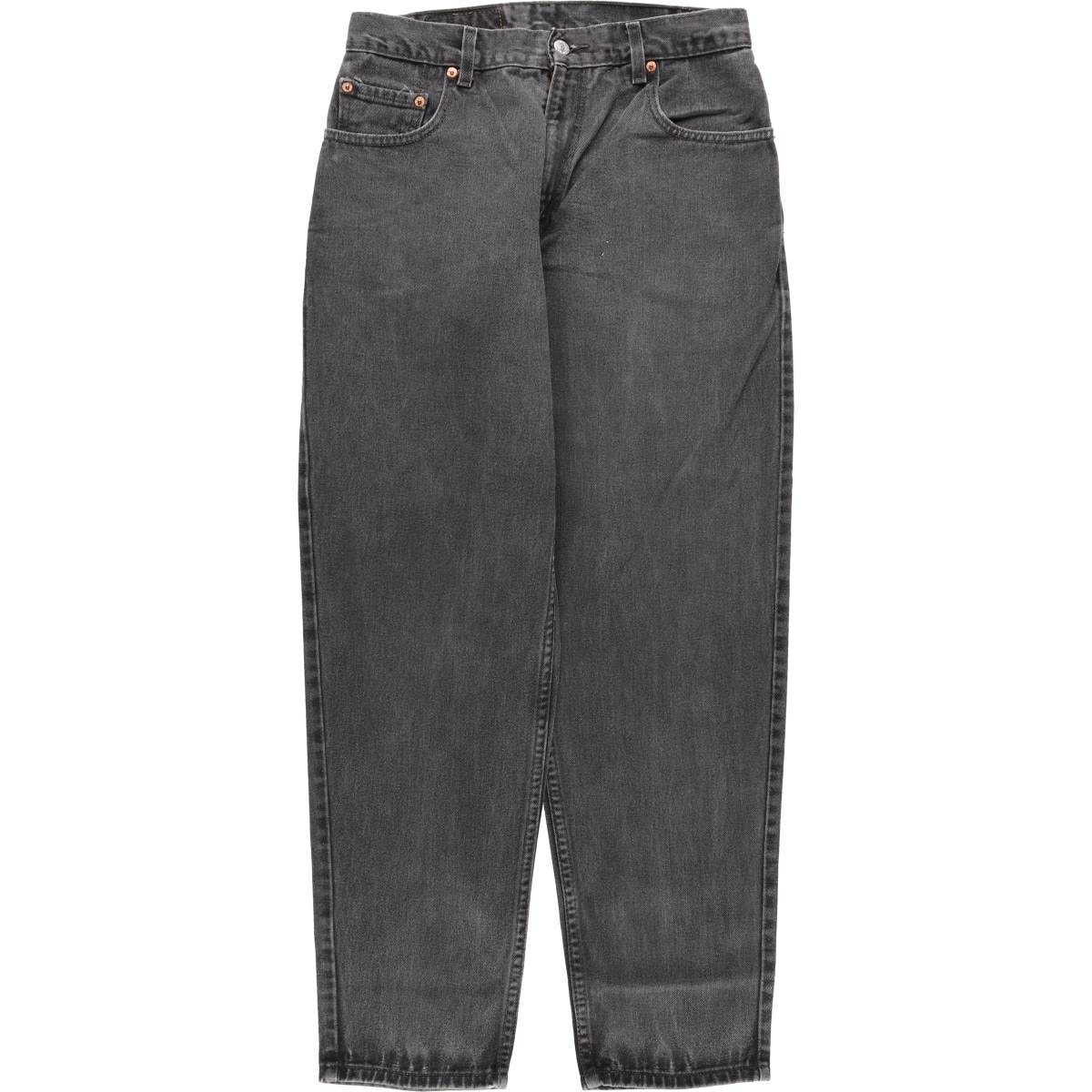 古着 00年代 リーバイス Levi's 00560-0260 LOOSE FIT TAPERED LEG ブラックデニム テーパードデニムパンツ メンズw30相当/eaa482466