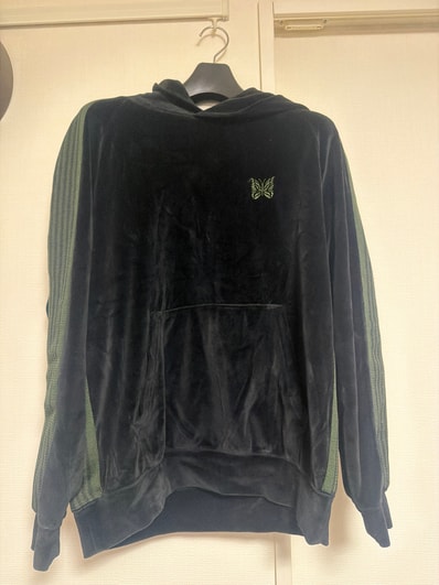 NEEDLES Track Hoodie C/PE Velour "Black"