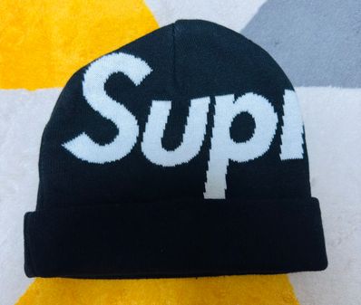 Supreme Big Logo Beanie "Black" (23FW)