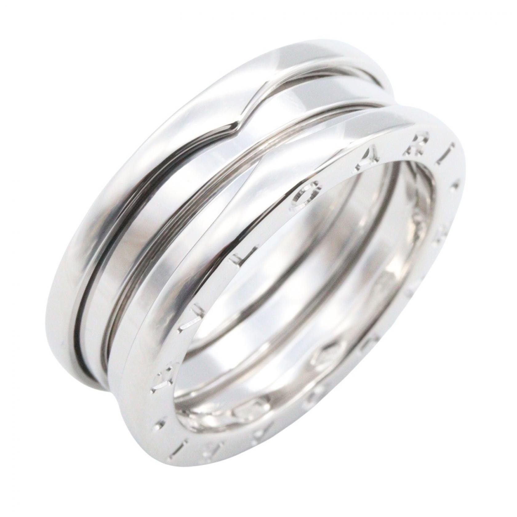 ブルガリ BVLGARI B-zero1 ビーゼロワン リング 3バンド リング・指輪 ジュエリー K18WG(ホワイトゴールド) メンズ レディース シルバー系 【中古】