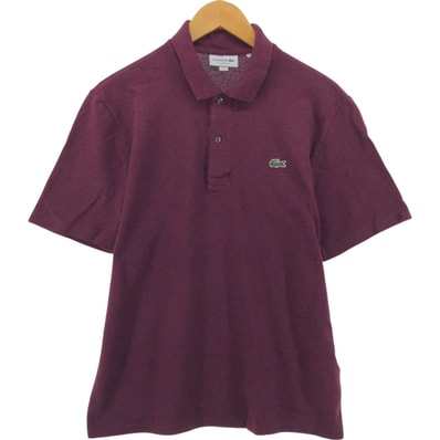 古着 ラコステ LACOSTE CLASSIC FIT 半袖 ポロシャツ 4 メンズM相当/eaa553103